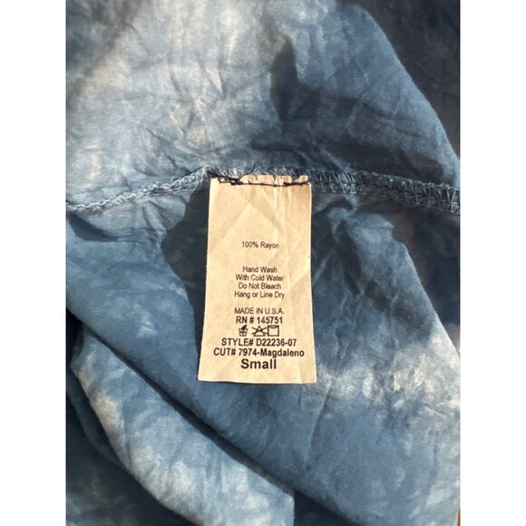 Peach Love California Tie-Dye Sleeveless Dress S - Picture 4 of 4